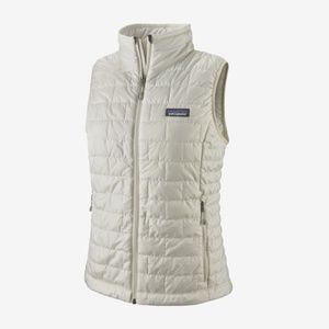 EUC Patagonia Nano-Puff Vest • Birch White